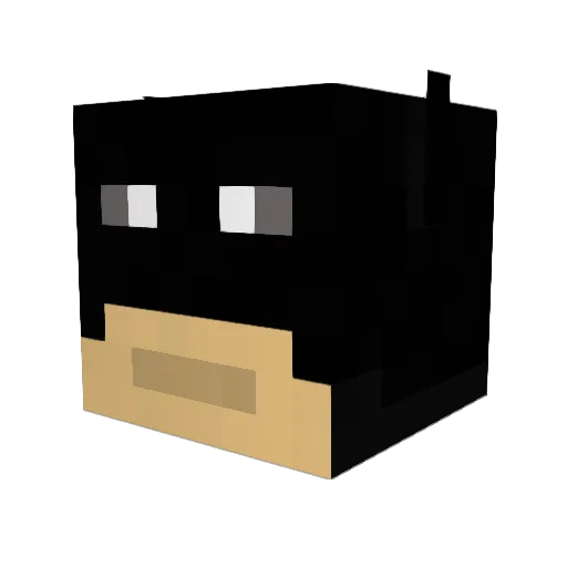 JacobMartin Minecraft avatar head, 3D render
