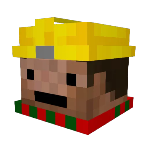 JacobODaGreat Minecraft avatar head, 3D render