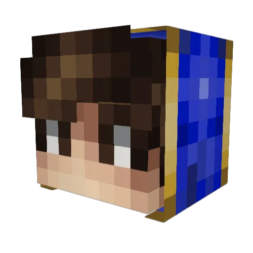 JacobPinda Minecraft avatar head, 3D render