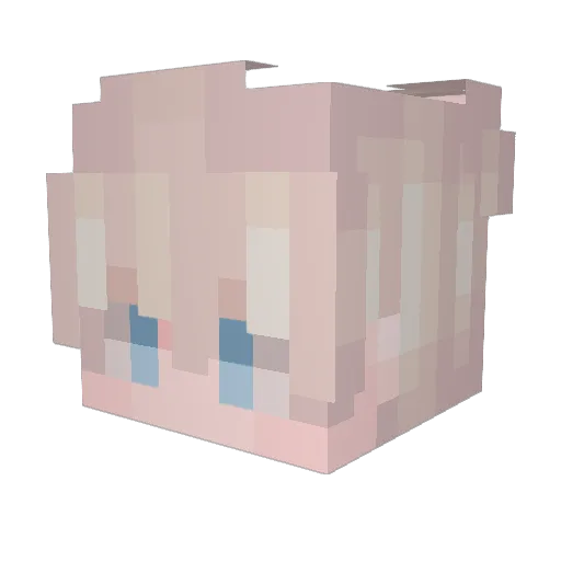 JacobPoet Minecraft avatar head, 3D render
