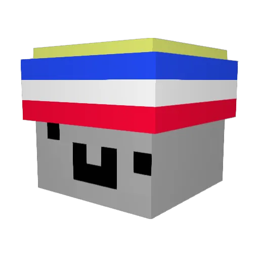 JacobRob_ Minecraft avatar head, 3D render