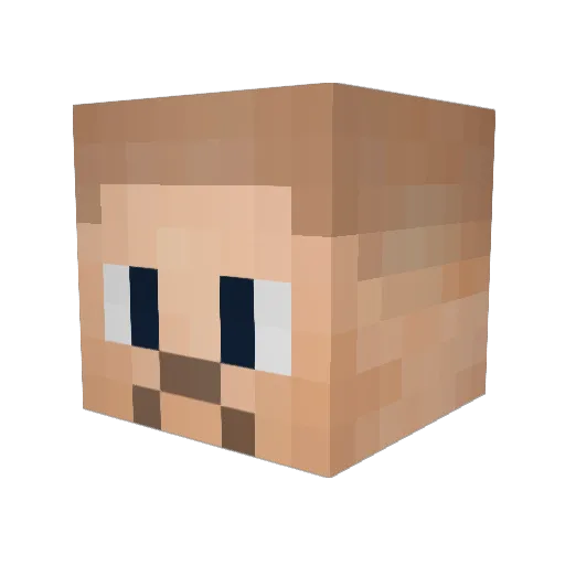 JacobSterry Minecraft avatar head, 3D render