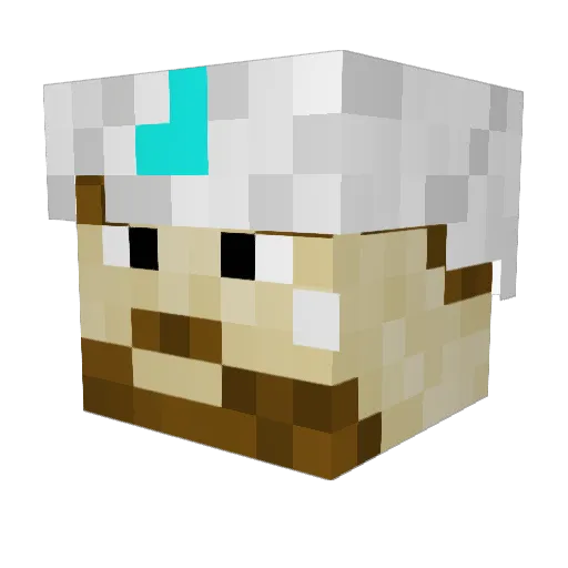 JacobTampico Minecraft avatar head, 3D render