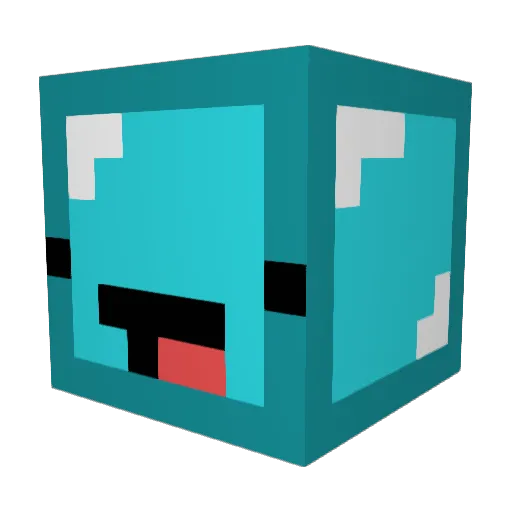 JacobVa1 Minecraft avatar head, 3D render
