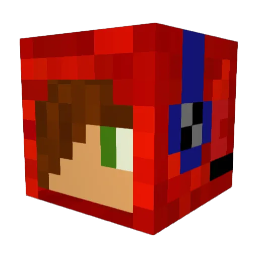 JacobWild44 Minecraft avatar head, 3D render