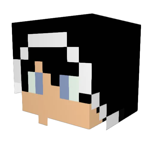 Jacob_1350 Minecraft avatar head, 3D render