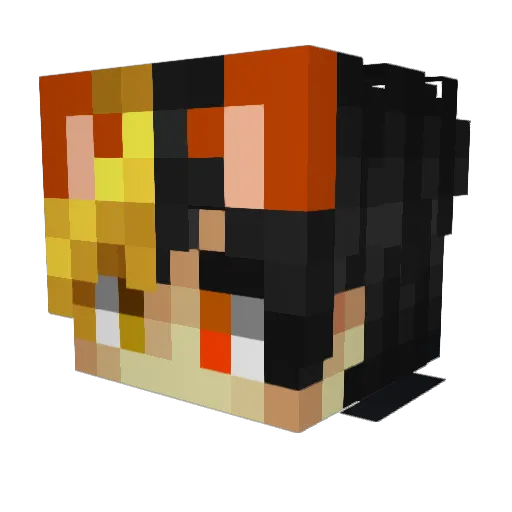 Jacob_243 Minecraft avatar head, 3D render