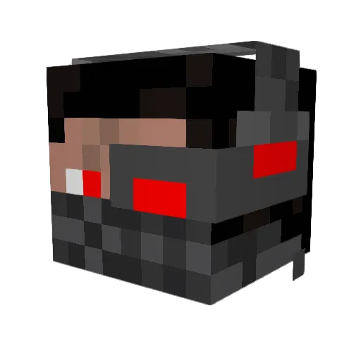 Jacob_B1 Minecraft avatar head, 3D render