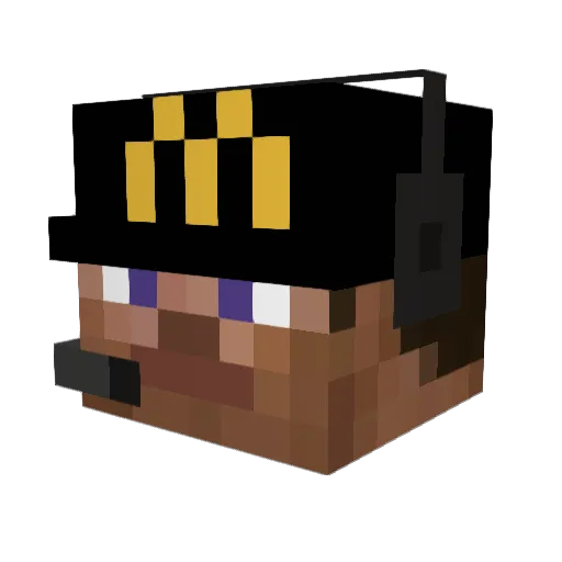 Jacob_Clifford Minecraft avatar head, 3D render