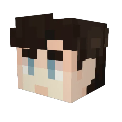 Jacob_Portman Minecraft avatar head, 3D render