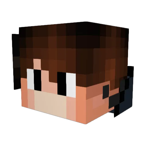 Jacob_Wrt Minecraft avatar head, 3D render