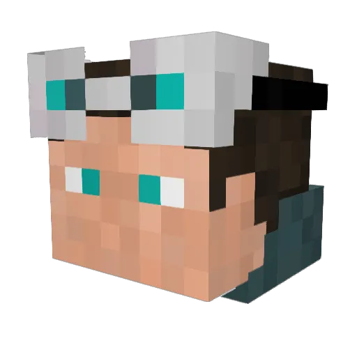 Jacobdabeast9131 Minecraft avatar head, 3D render