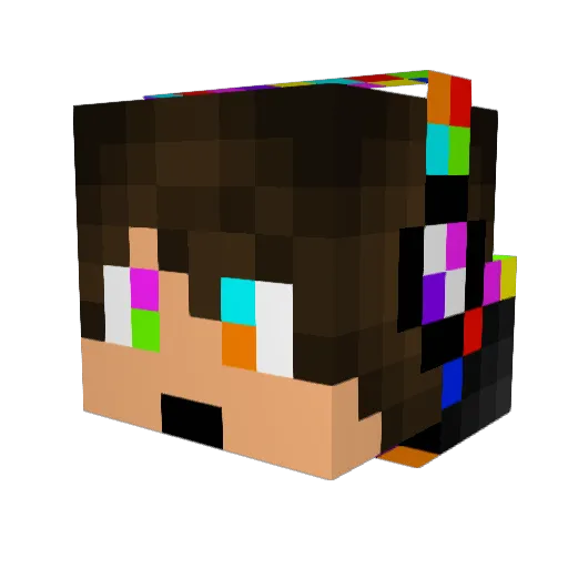 Jacobe21 Minecraft avatar head, 3D render