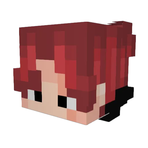 Jacobians Minecraft avatar head, 3D render