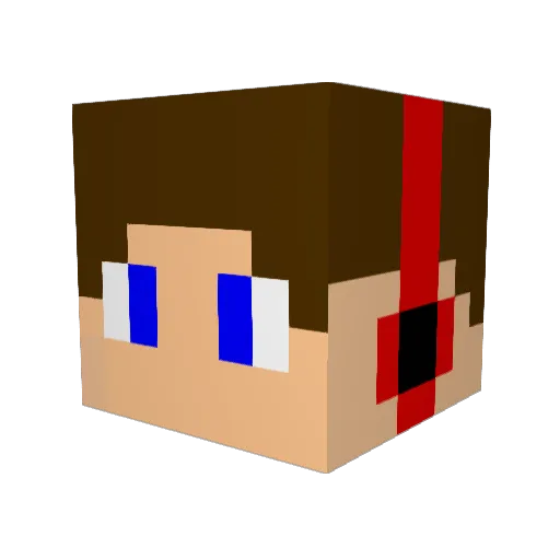 Jacobman610 Minecraft avatar head, 3D render