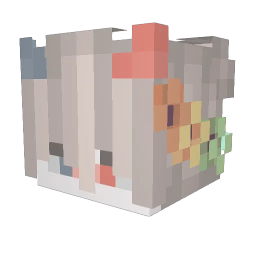 Jacoboy23 Minecraft avatar head, 3D render
