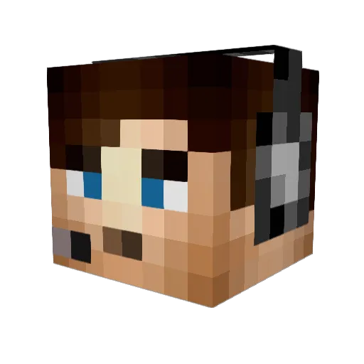 JacobsLadder1234 Minecraft avatar head, 3D render