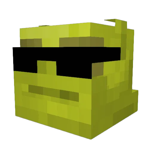 Jacobsim1 Minecraft avatar head, 3D render