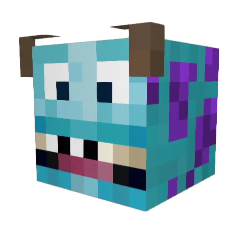 Jacobsvev Minecraft avatar head, 3D render