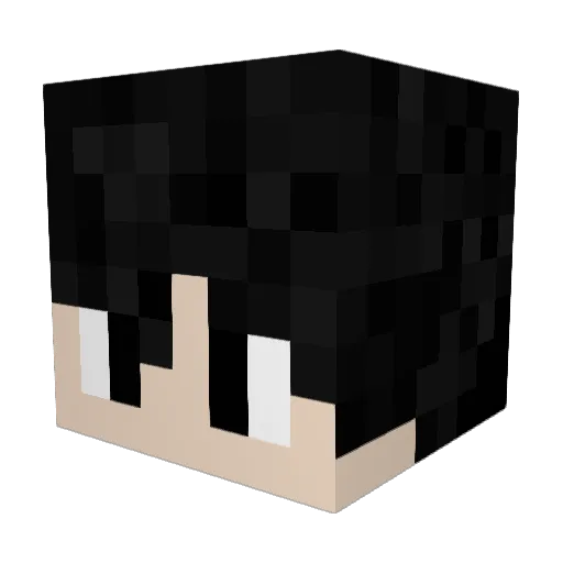 JacobyWhite Minecraft avatar head, 3D render