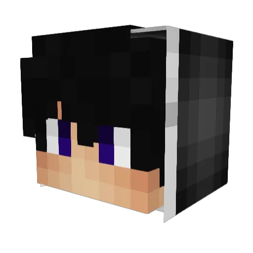 Jacopinox Minecraft avatar head, 3D render