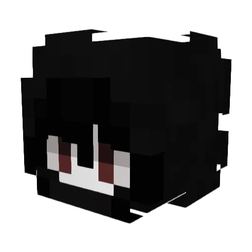 JacquesDRY Minecraft avatar head, 3D render