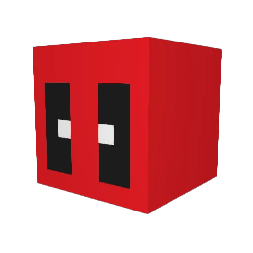 Jacques_Fournier Minecraft avatar head, 3D render