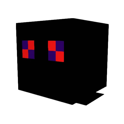Jacranber Minecraft avatar head, 3D render