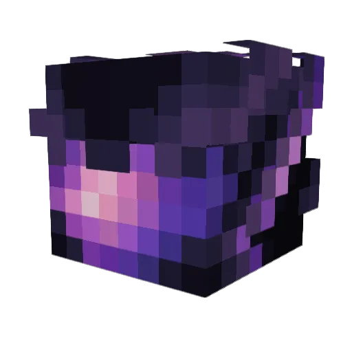 Jacx_ Minecraft avatar head, 3D render