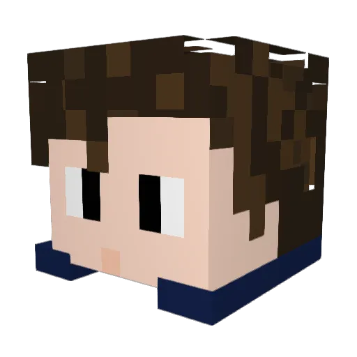 Jaczko23 Minecraft avatar head, 3D render