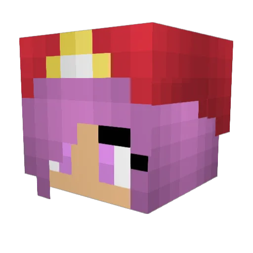 Jadarocks12 Minecraft avatar head, 3D render