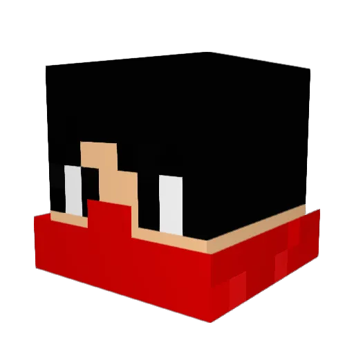 JadboyGaming Minecraft avatar head, 3D render
