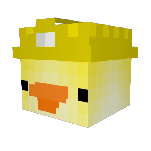 Jadda08 Minecraft avatar head, 3D render