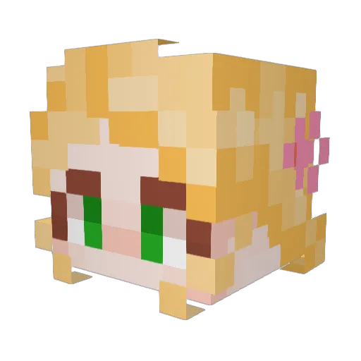 Jadda1994 Minecraft avatar head, 3D render