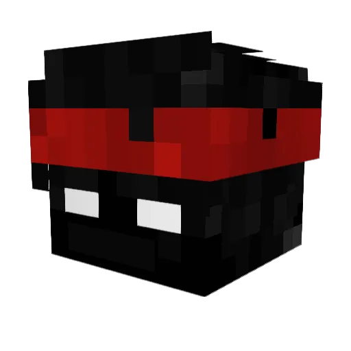 Jaddel08 Minecraft avatar head, 3D render