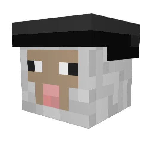Jaddy_Jr Minecraft avatar head, 3D render