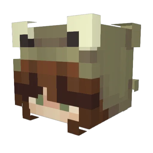 JadeAlert Minecraft avatar head, 3D render