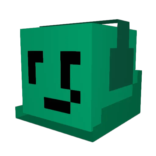 JadeDaGamerXD Minecraft avatar head, 3D render