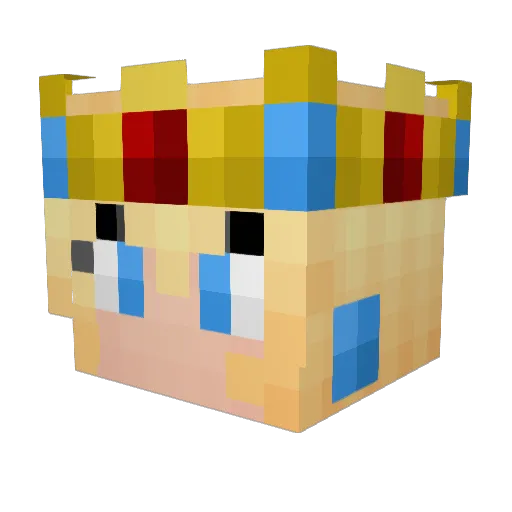 JadeLotus89 Minecraft avatar head, 3D render