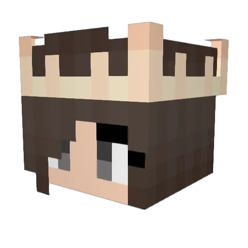 JadeMeow Minecraft avatar head, 3D render