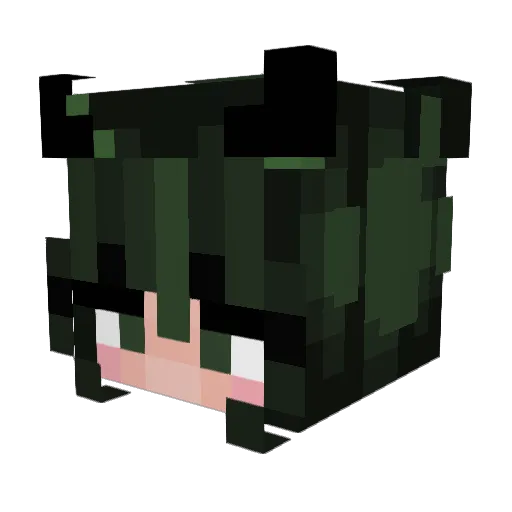 JadeReaper47 Minecraft avatar head, 3D render
