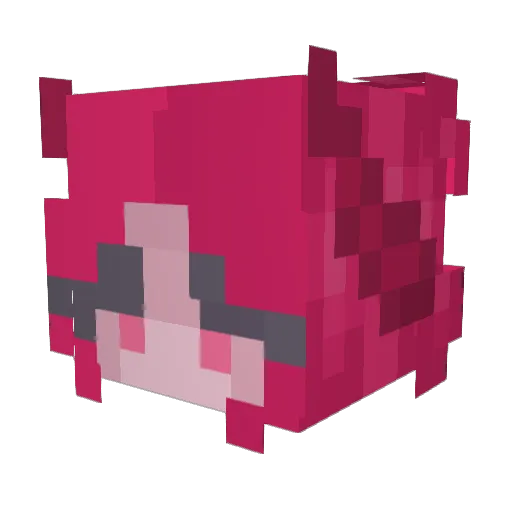 JadeRose5 Minecraft avatar head, 3D render