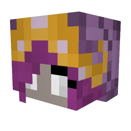 JadeScribe Minecraft avatar head, 3D render