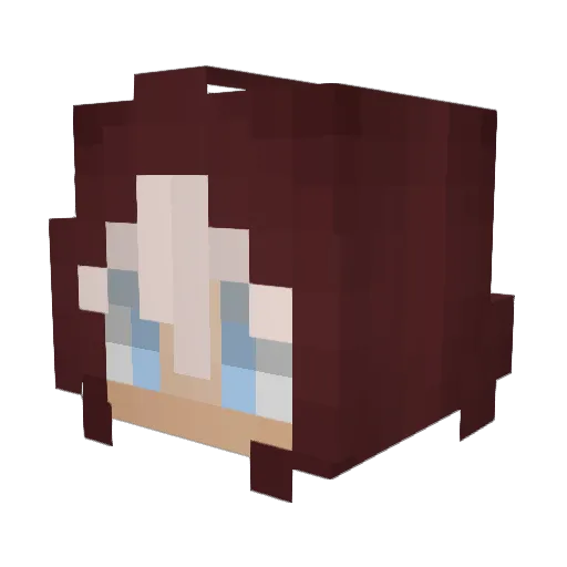 Jade_Elmo Minecraft avatar head, 3D render
