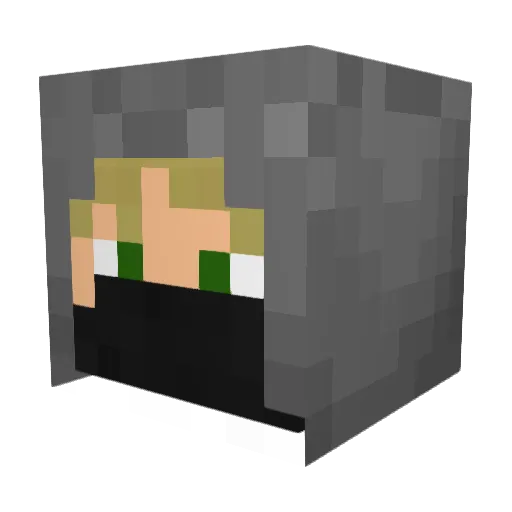 Jaded_Sinew Minecraft avatar head, 3D render