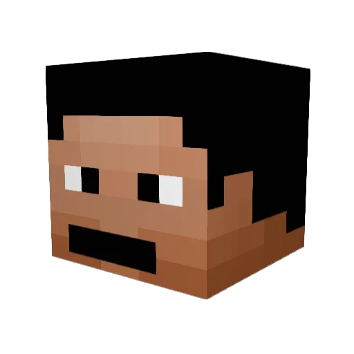 Jaden1__ Minecraft avatar head, 3D render