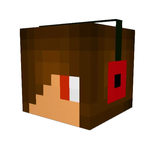 JadenDE Minecraft avatar head, 3D render