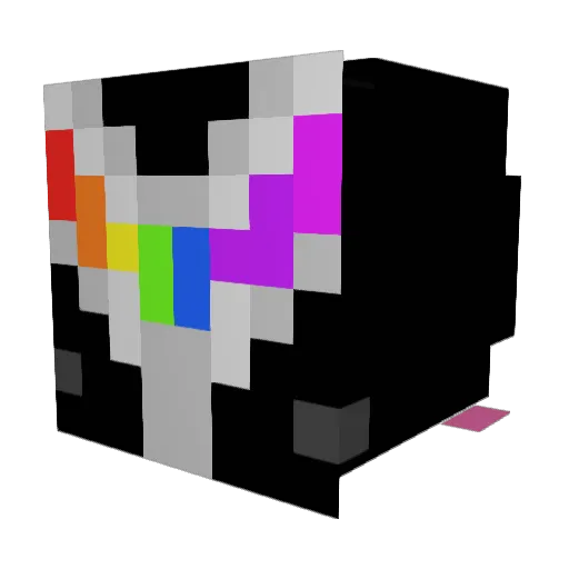 JadenRoux Minecraft avatar head, 3D render