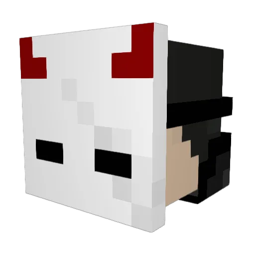 JadenTacoma Minecraft avatar head, 3D render