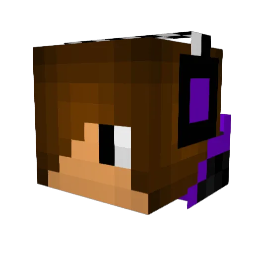 Jaden_09 Minecraft avatar head, 3D render